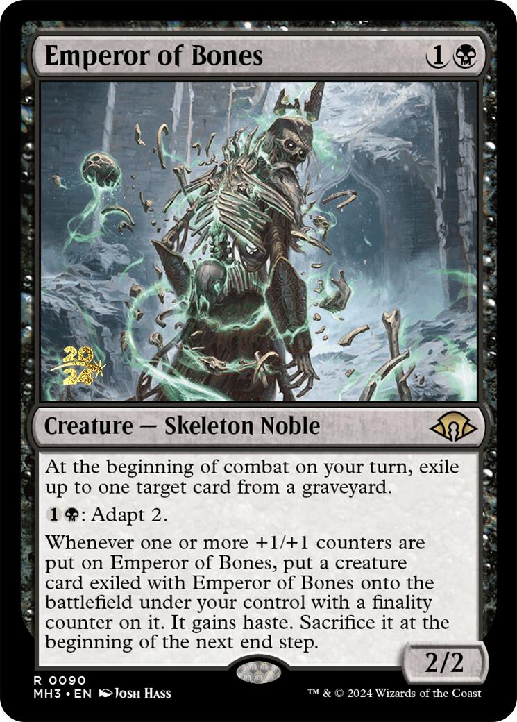 Emperor of Bones [Modern Horizons 3 Prerelease Promos] | Rook's Games and More