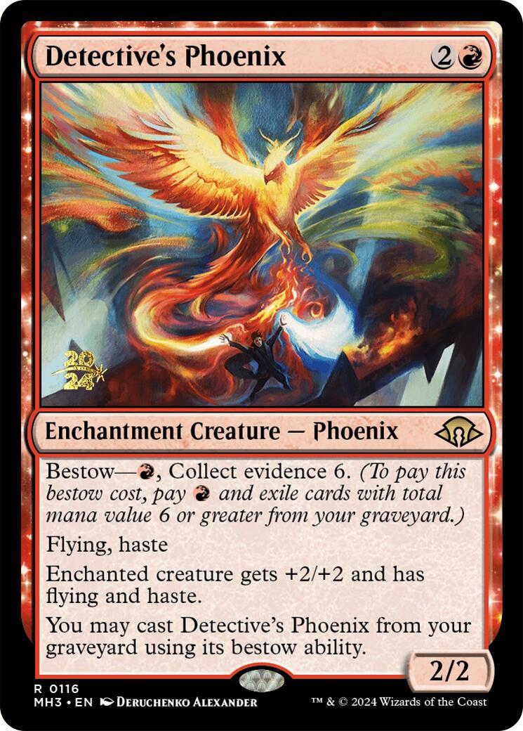 Detective's Phoenix [Modern Horizons 3 Prerelease Promos] | Rook's Games and More