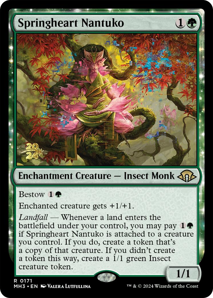 Springheart Nantuko [Modern Horizons 3 Prerelease Promos] | Rook's Games and More