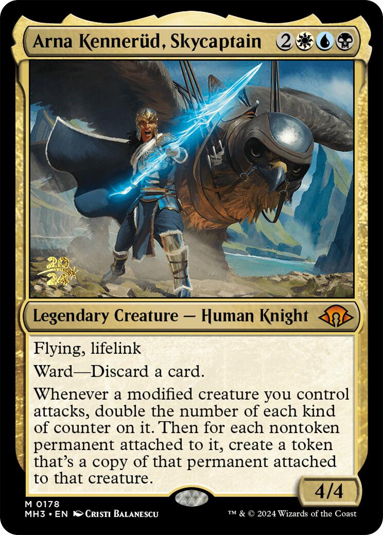 Arna Kennerud, Skycaptain [Modern Horizons 3 Prerelease Promos] | Rook's Games and More