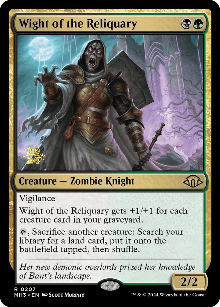 Wight of the Reliquary [Modern Horizons 3 Prerelease Promos] | Rook's Games and More