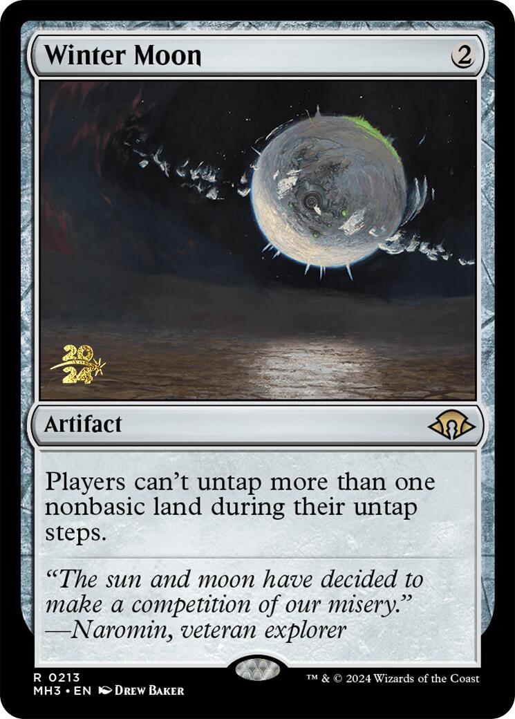 Winter Moon [Modern Horizons 3 Prerelease Promos] | Rook's Games and More