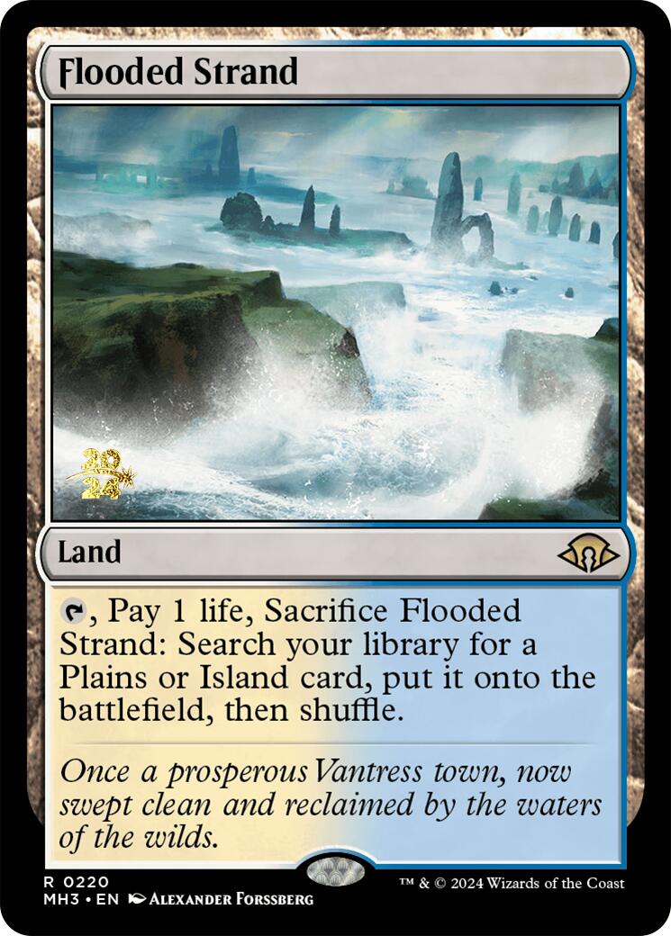 Flooded Strand [Modern Horizons 3 Prerelease Promos] | Rook's Games and More