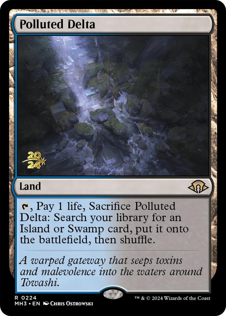 Polluted Delta [Modern Horizons 3 Prerelease Promos] | Rook's Games and More