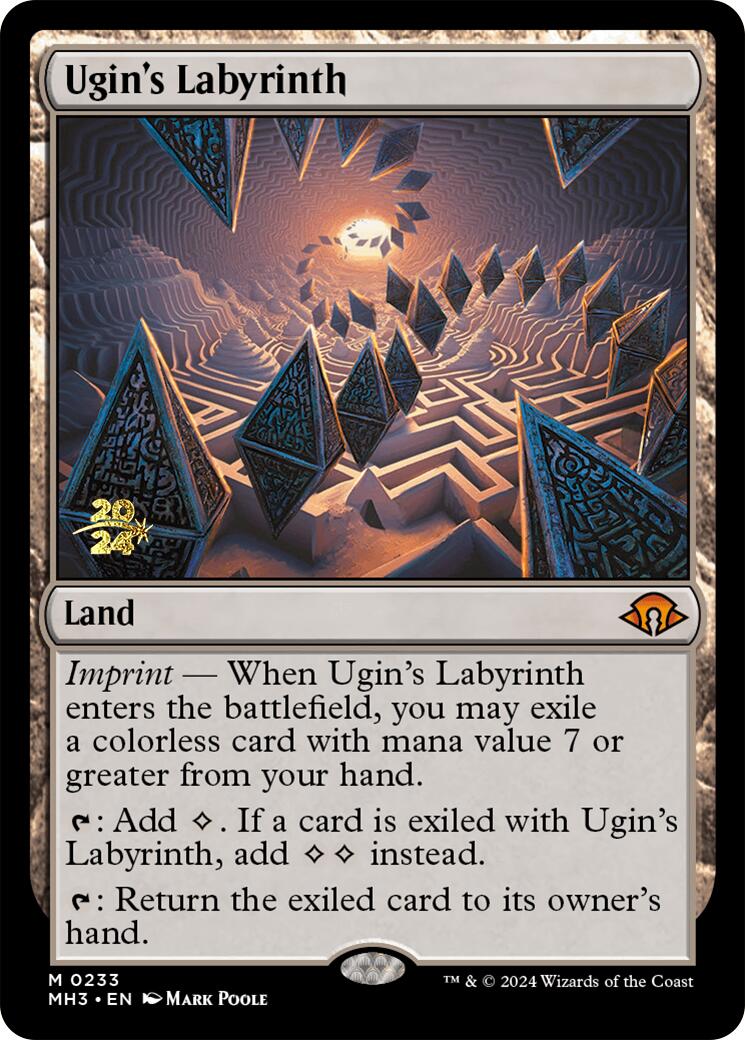 Ugin's Labyrinth [Modern Horizons 3 Prerelease Promos] | Rook's Games and More