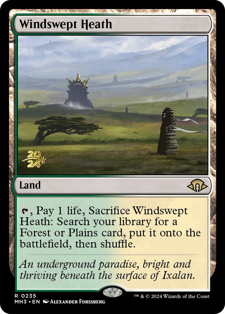 Windswept Heath [Modern Horizons 3 Prerelease Promos] | Rook's Games and More