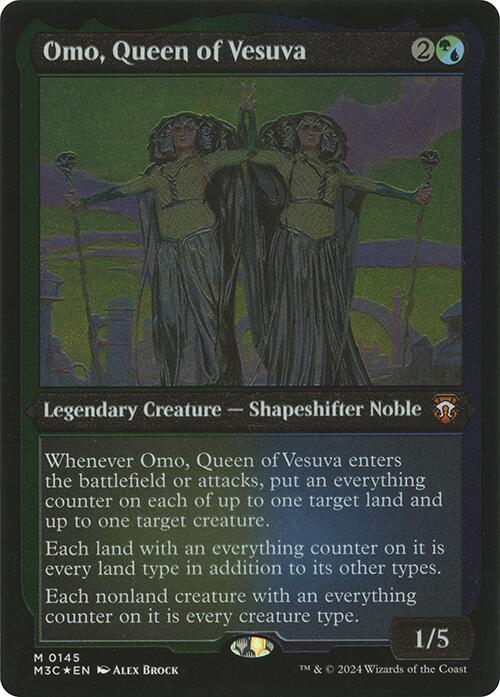 Omo, Queen of Vesuva (Display Commander) [Modern Horizons 3 Commander] | Rook's Games and More