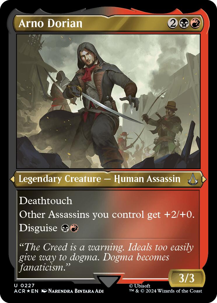 Arno Dorian (Foil Etched) [Assassin's Creed] | Rook's Games and More