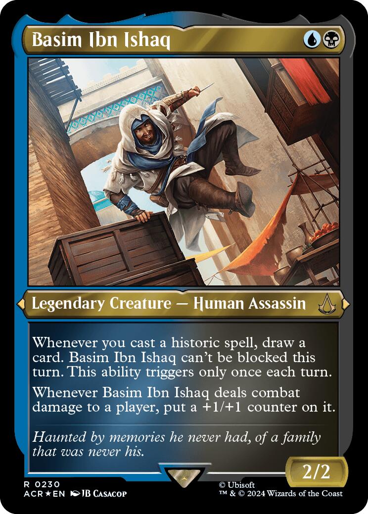 Basim Ibn Ishaq (Foil Etched) [Assassin's Creed] | Rook's Games and More