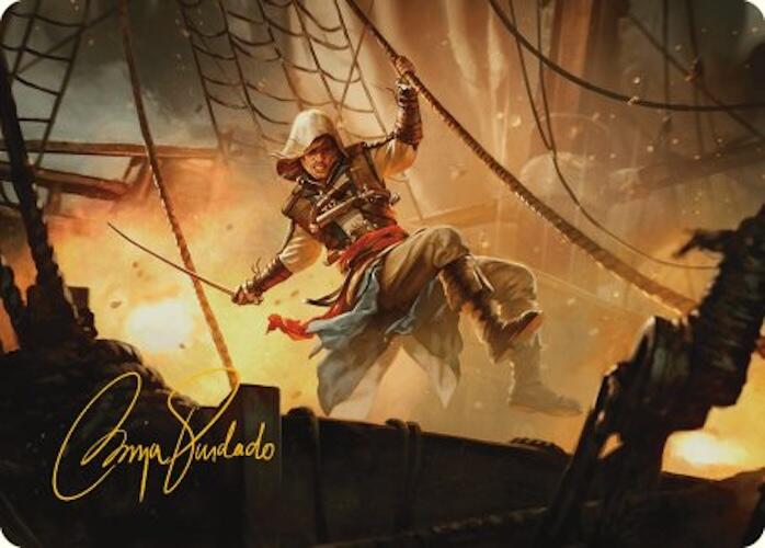 Edward Kenway Art Card (Gold-Stamped Signature) [Assassin's Creed Art Series] | Rook's Games and More