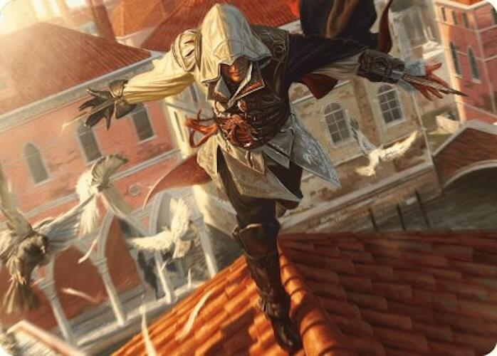 Ezio, Blade of Vengeance Art Card [Assassin's Creed Art Series] | Rook's Games and More
