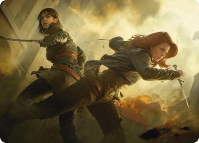 Mary Read and Anne Bonny Art Card [Assassin's Creed Art Series] | Rook's Games and More