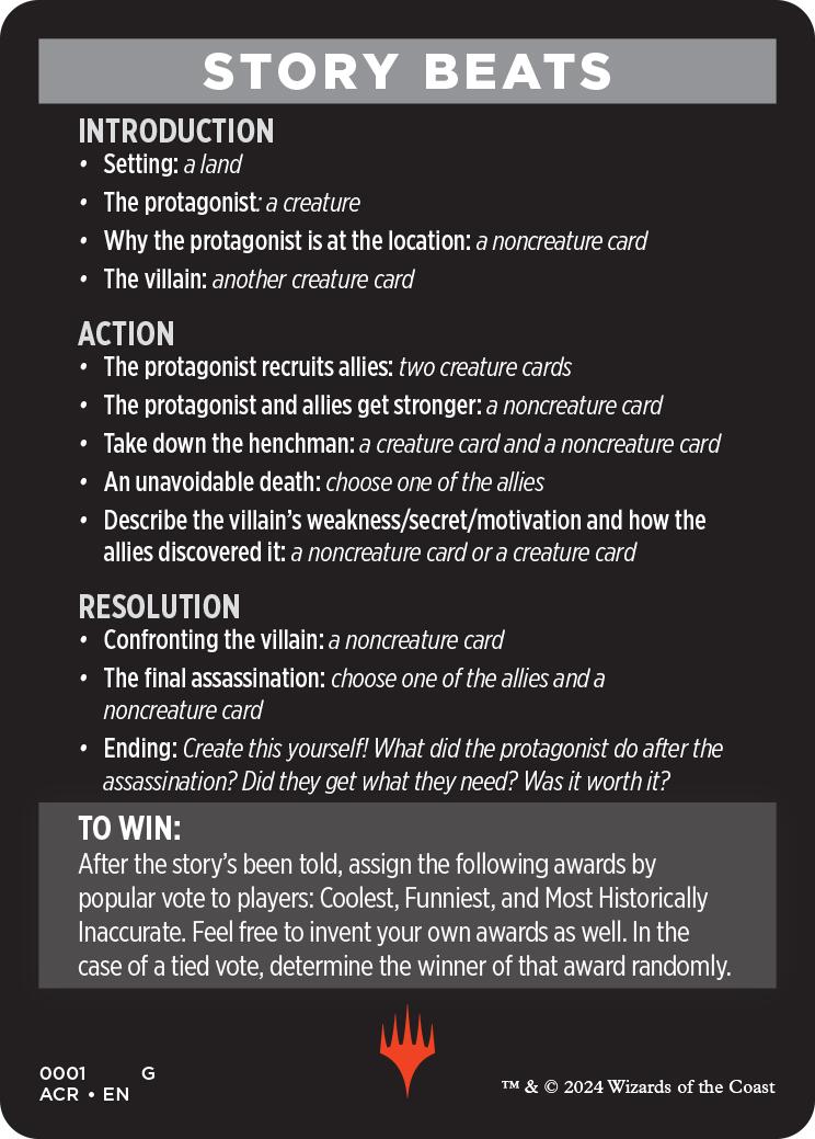 Into The Story: Assassin Edition (Magic Minigame) [Assassin's Creed Minigame] | Rook's Games and More