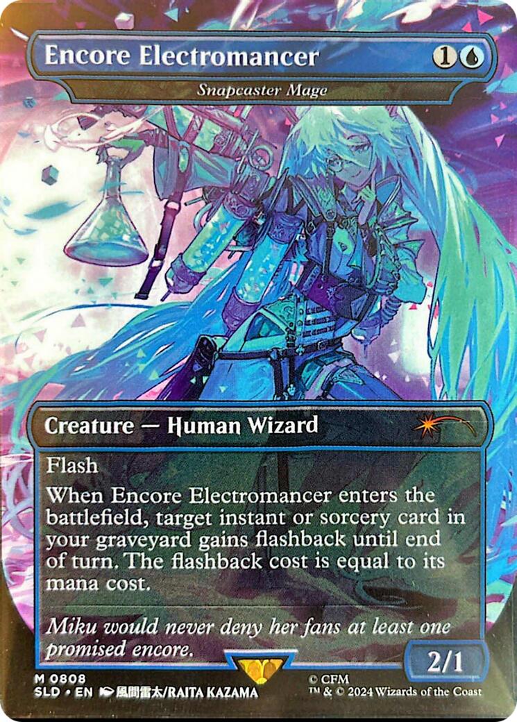 Encore Electromancer - Snapcaster Mage (Rainbow Foil) [Secret Lair Drop Series] | Rook's Games and More