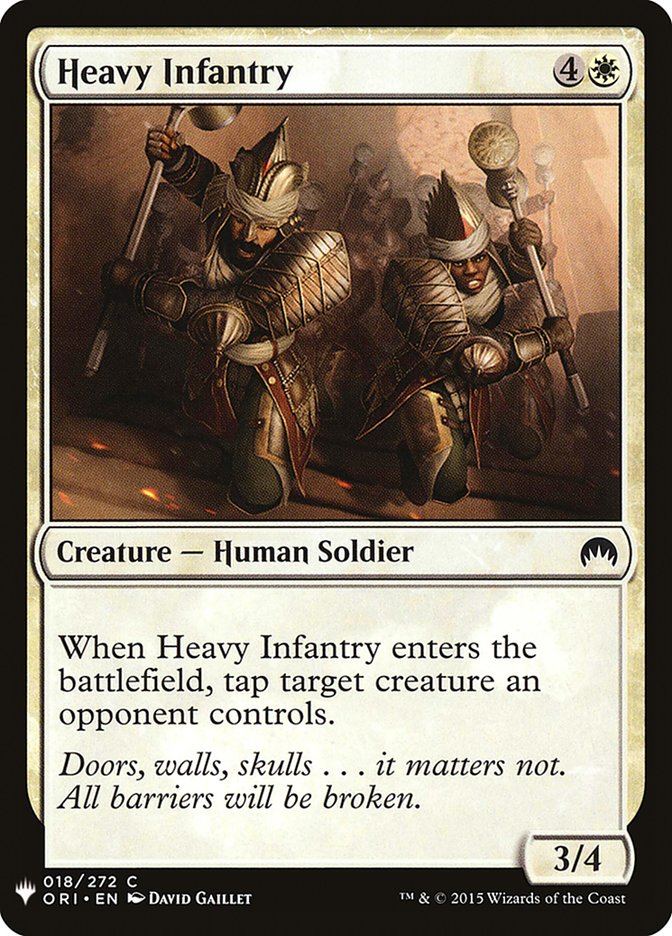 Heavy Infantry [Mystery Booster] | Rook's Games and More