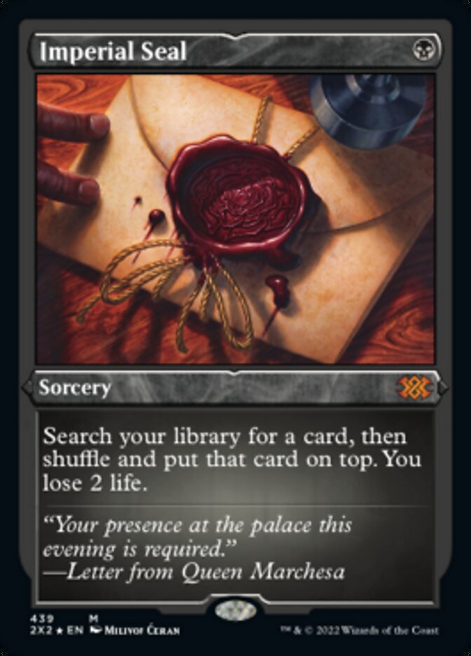 Imperial Seal (Foil Etched) [Double Masters 2022] | Rook's Games and More