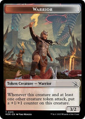 Warrior // Phyrexian Hydra (0012) Double-Sided Token [March of the Machine Tokens] | Rook's Games and More