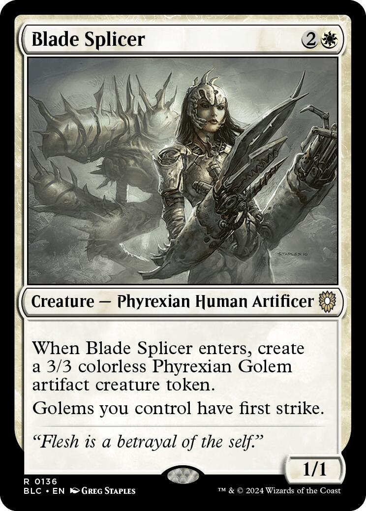 Blade Splicer [Bloomburrow Commander] | Rook's Games and More