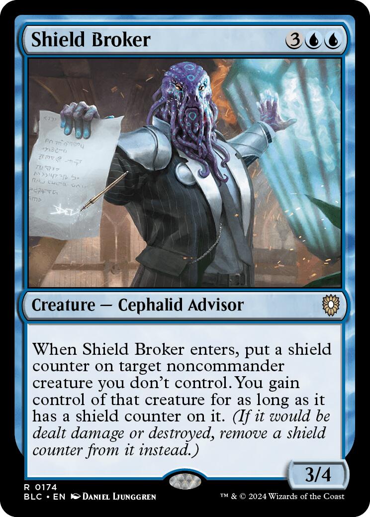 Shield Broker [Bloomburrow Commander] | Rook's Games and More