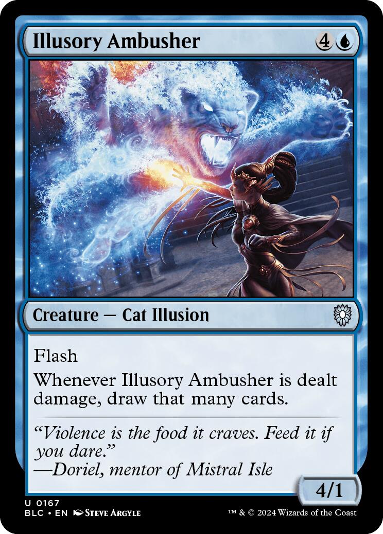 Illusory Ambusher [Bloomburrow Commander] | Rook's Games and More