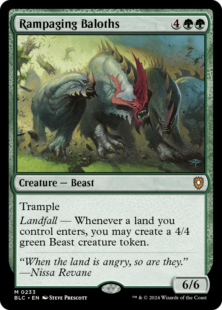Rampaging Baloths [Bloomburrow Commander] | Rook's Games and More