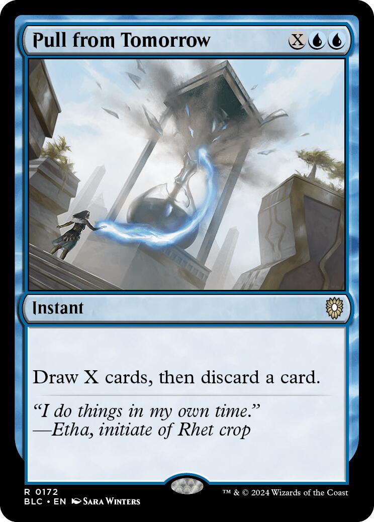 Pull from Tomorrow [Bloomburrow Commander] | Rook's Games and More