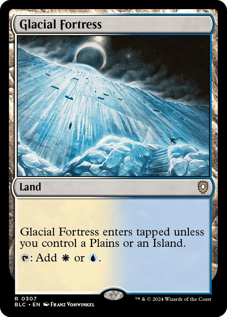 Glacial Fortress [Bloomburrow Commander] | Rook's Games and More