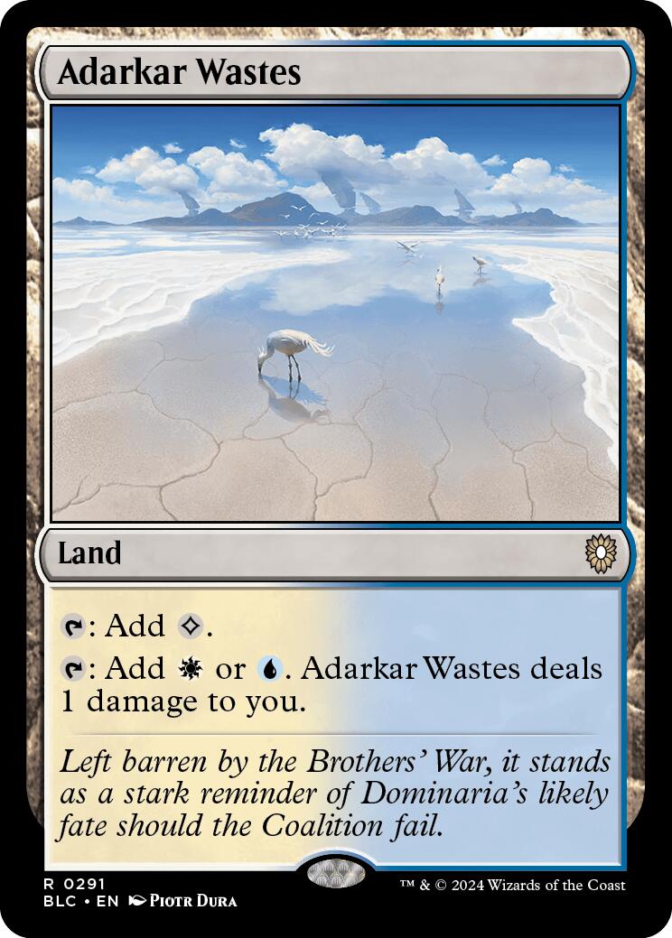 Adarkar Wastes [Bloomburrow Commander] | Rook's Games and More