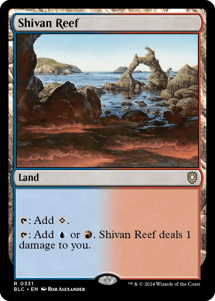 Shivan Reef [Bloomburrow Commander] | Rook's Games and More