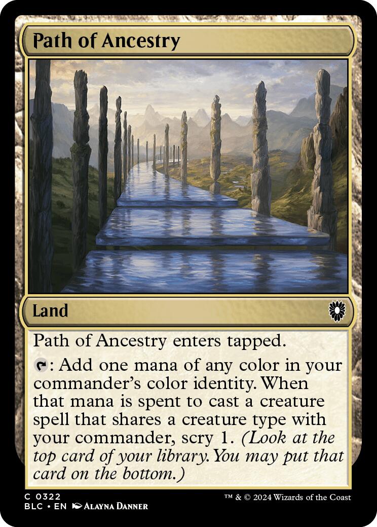 Path of Ancestry [Bloomburrow Commander] | Rook's Games and More