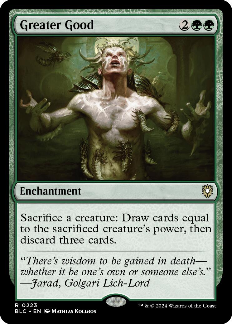 Greater Good [Bloomburrow Commander] | Rook's Games and More