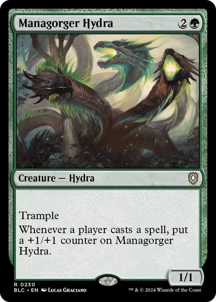 Managorger Hydra [Bloomburrow Commander] | Rook's Games and More