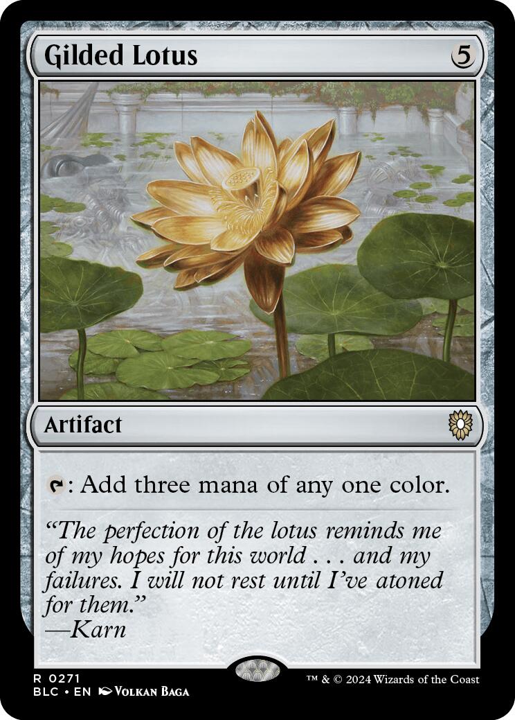 Gilded Lotus [Bloomburrow Commander] | Rook's Games and More