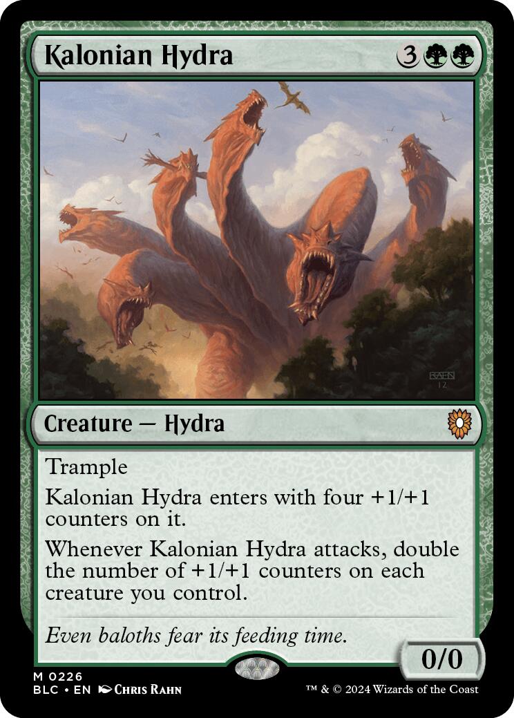 Kalonian Hydra [Bloomburrow Commander] | Rook's Games and More