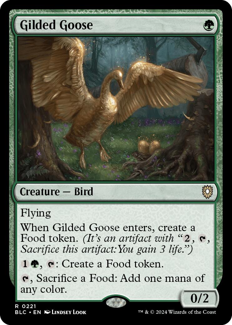 Gilded Goose [Bloomburrow Commander] | Rook's Games and More