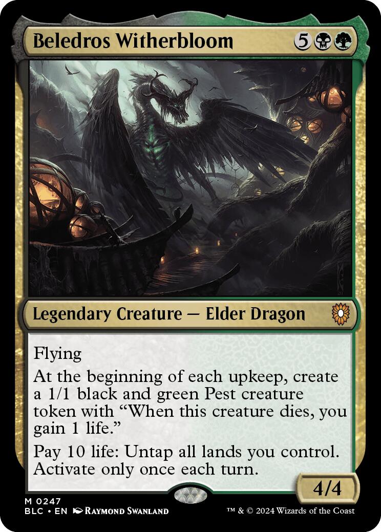 Beledros Witherbloom [Bloomburrow Commander] | Rook's Games and More