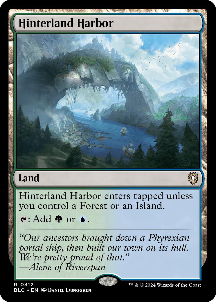 Hinterland Harbor [Bloomburrow Commander] | Rook's Games and More