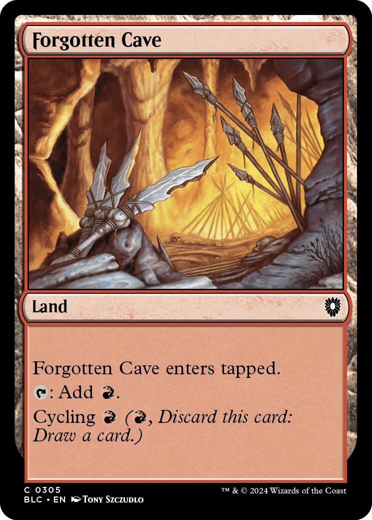 Forgotten Cave [Bloomburrow Commander] | Rook's Games and More