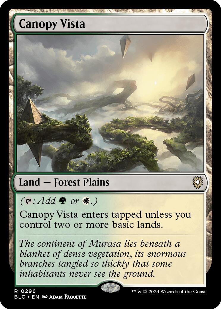 Canopy Vista [Bloomburrow Commander] | Rook's Games and More