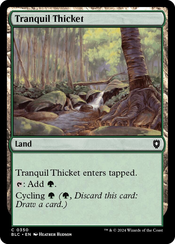 Tranquil Thicket [Bloomburrow Commander] | Rook's Games and More