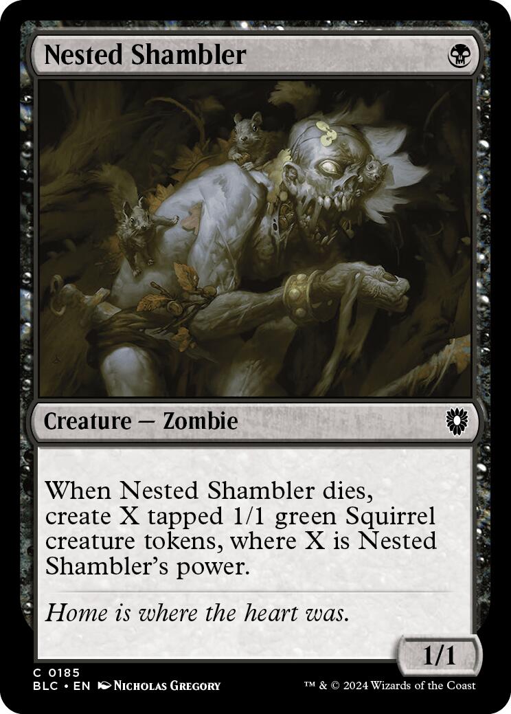 Nested Shambler [Bloomburrow Commander] | Rook's Games and More