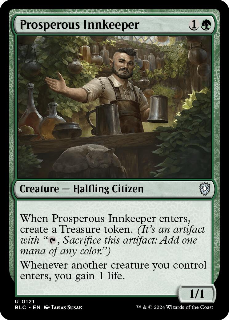 Prosperous Innkeeper [Bloomburrow Commander] | Rook's Games and More