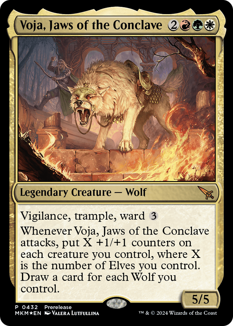 Voja, Jaws of the Conclave [Murders at Karlov Manor Prerelease Promos] | Rook's Games and More