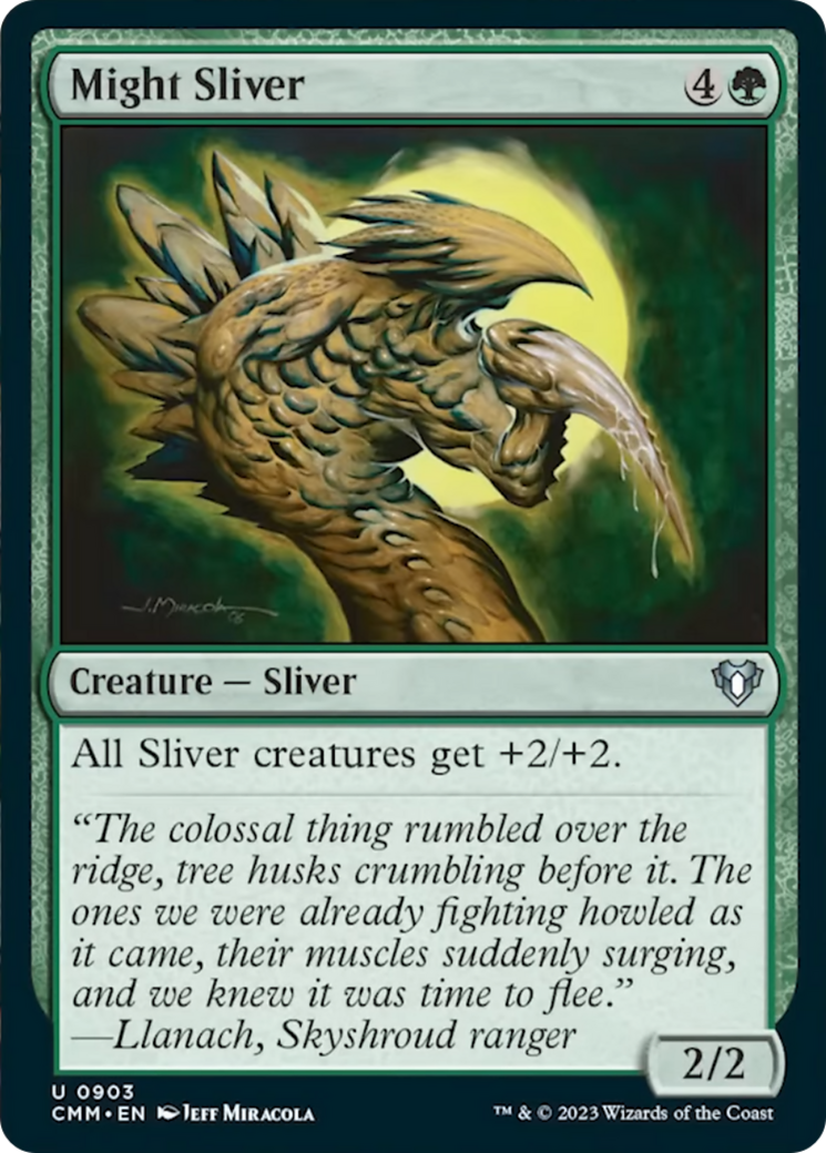Might Sliver [Commander Masters] | Rook's Games and More