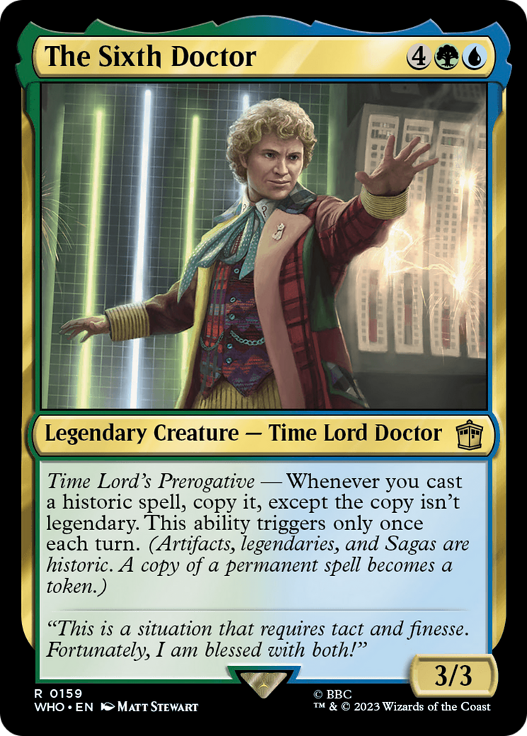 The Sixth Doctor [Doctor Who] | Rook's Games and More