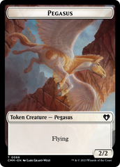 Copy (54) // Pegasus Double-Sided Token [Commander Masters Tokens] | Rook's Games and More