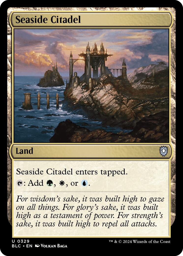 Seaside Citadel [Bloomburrow Commander] | Rook's Games and More