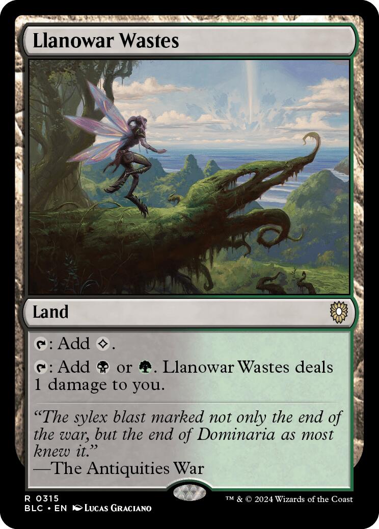 Llanowar Wastes [Bloomburrow Commander] | Rook's Games and More