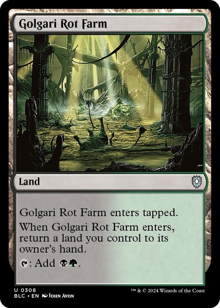 Golgari Rot Farm [Bloomburrow Commander] | Rook's Games and More