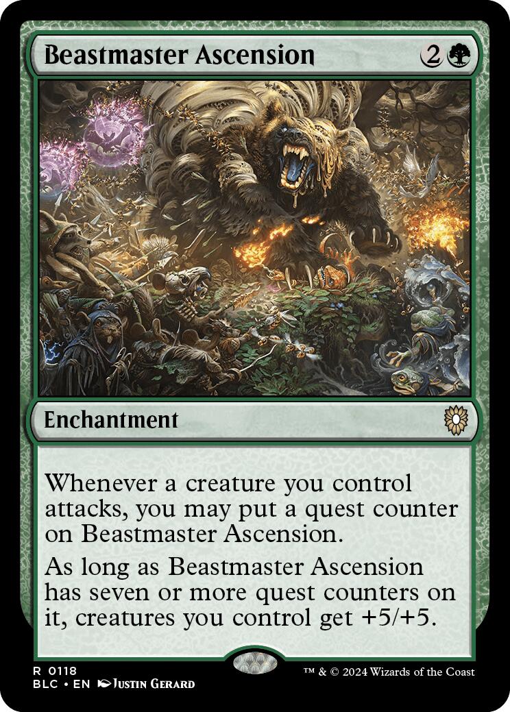 Beastmaster Ascension [Bloomburrow Commander] | Rook's Games and More